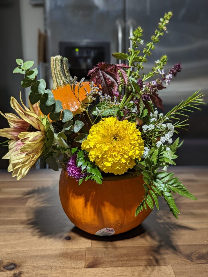 Florista pumpkin arrangements